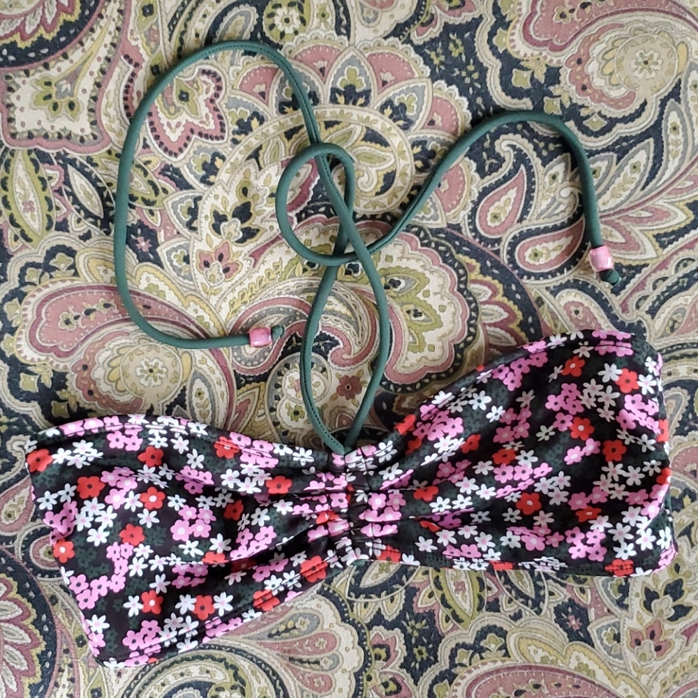 Boho Bandeau Bikini Top, Small